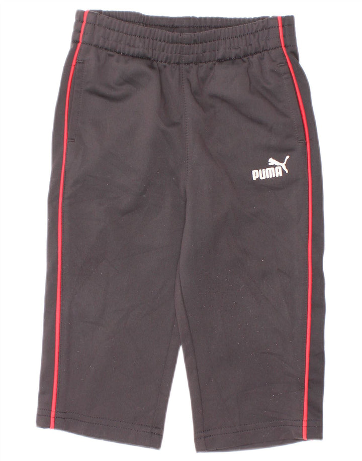 Puma Baby Boys Tracksuit Trousers 9-12 Months Navy Blue Polyester