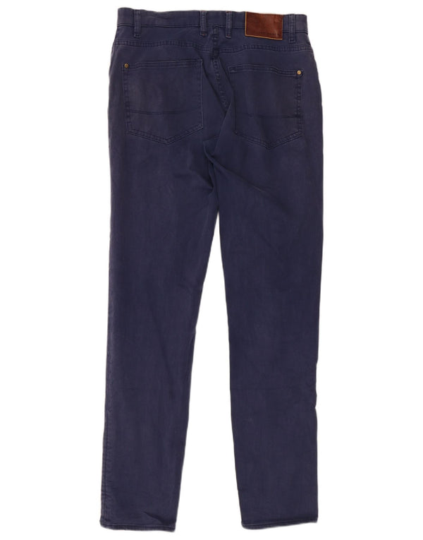 Pantaloni casual skinny da uomo Ted Baker W30 L30 cotone blu