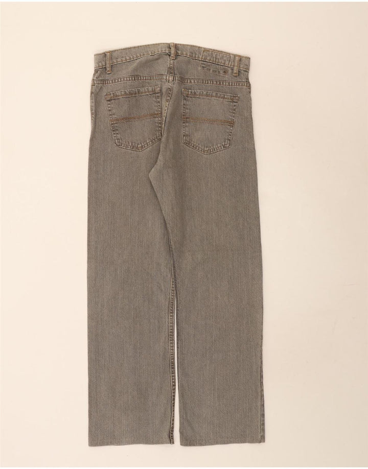 Marks & Spencer Mens Straight Jeans W34 L31 Grey Cotton