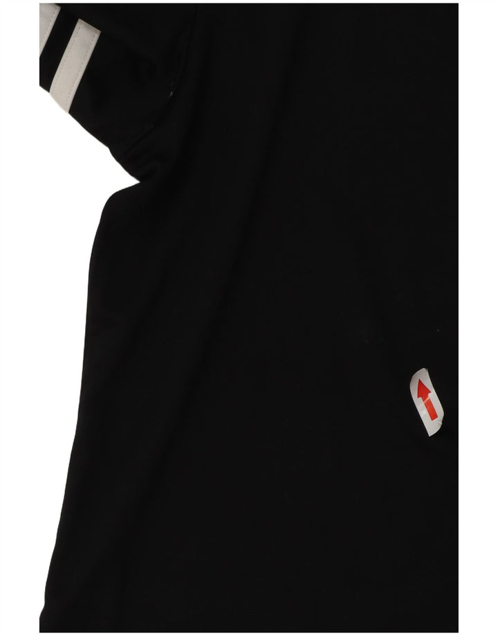 Adidas Hommes Climalite T-Shirt Top Noir Moyen Polyester