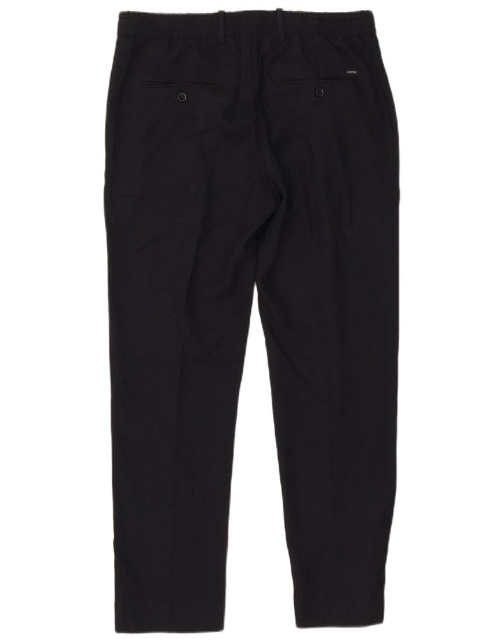 SCOTCH & SODA Mens Slim Casual Trousers W31 L29  Black Polyester