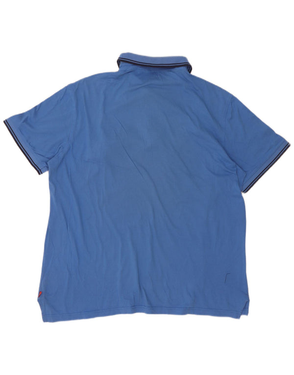 Męska koszulka polo XL Izod, niebieska, bawełniana