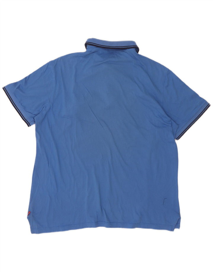 Polo da uomo Izod XL in cotone blu