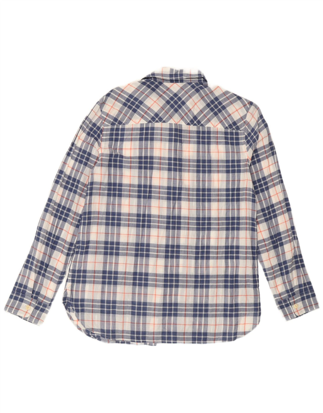 Koszula damska J. CREW US 6, bawełniana w średnią niebieską kratkę