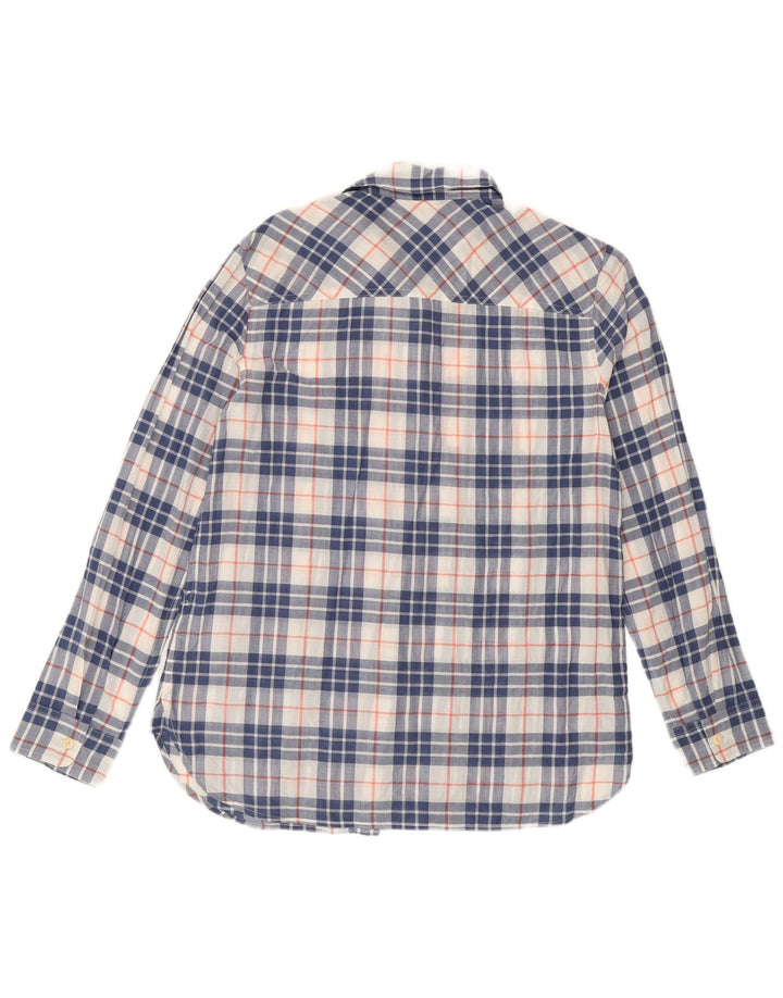 Koszula damska J. CREW US 6, bawełniana w średnią niebieską kratkę