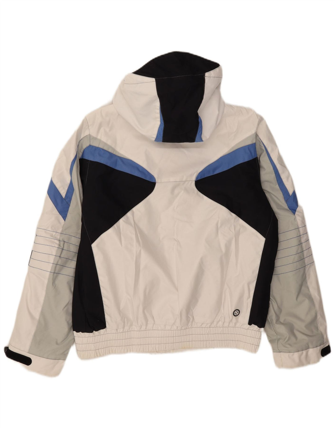 Colmar Mens Hooded Ski Jacket IT 48 Medium White Colourblock