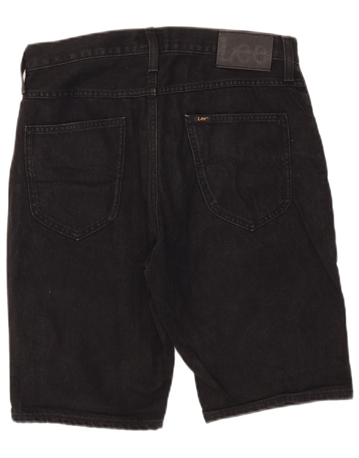 Lee Mens Denim Shorts W30 Medium Black Cotton