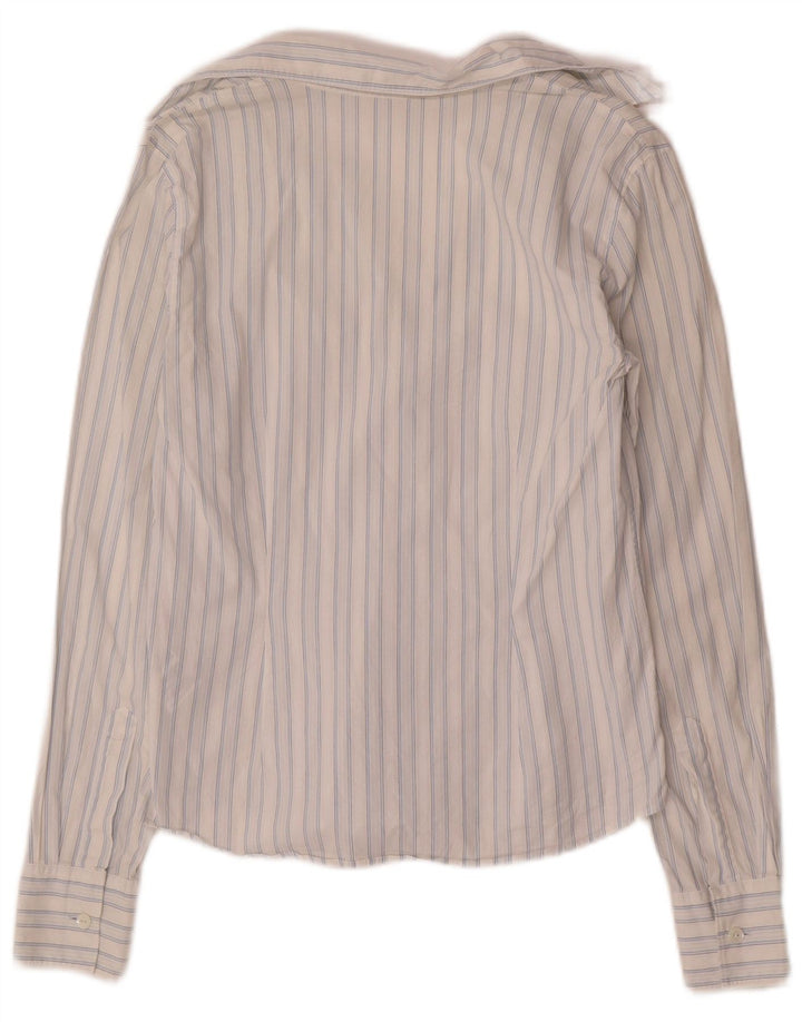 Tommy Hilfiger Dameskjorte US 6 Mellem hvid stribet bomuld