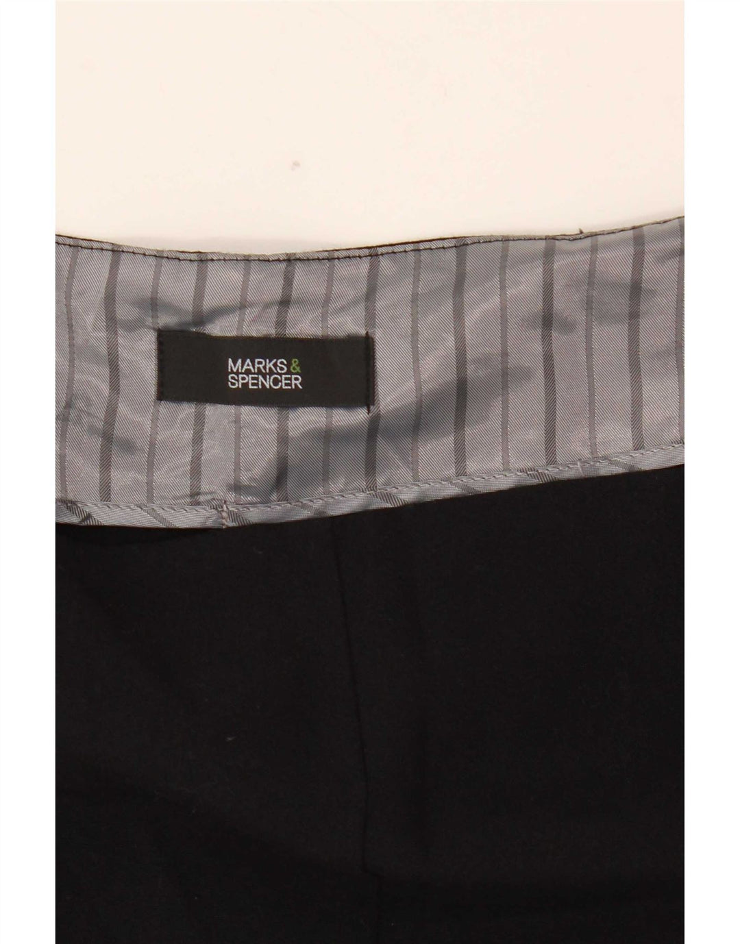 Marks & Spencer Womens Straight Casual Trousers W40 L27 Black