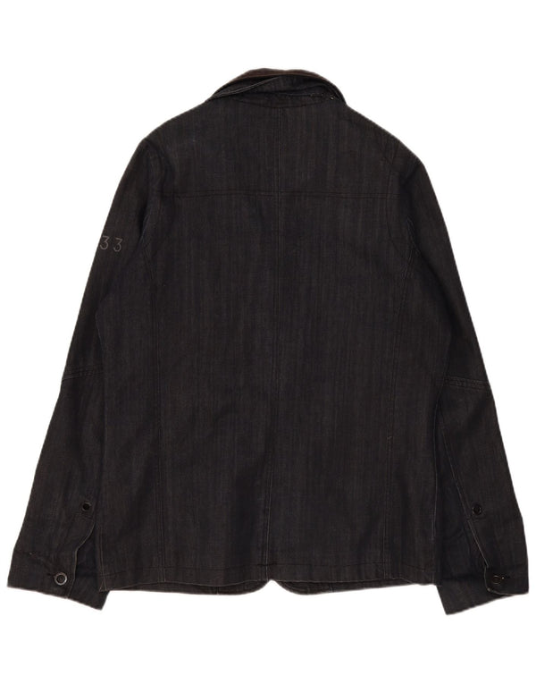 G-Star Chaqueta vaquera para hombre UK 40 Large Gris Algodón