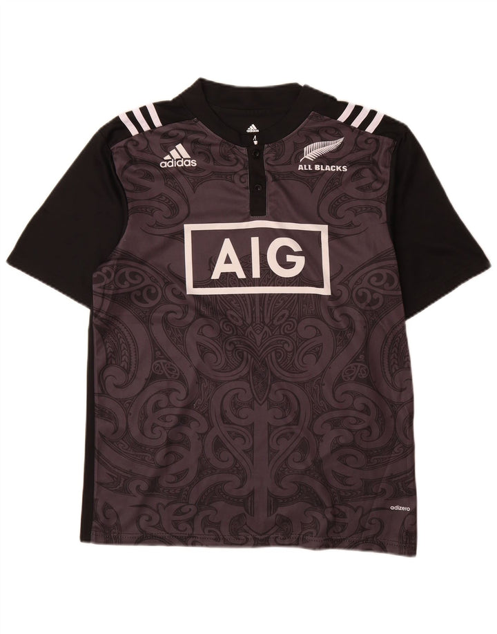 Adidas Mens Graphic T-Shirt Top Médio Preto Paisley Poliéster