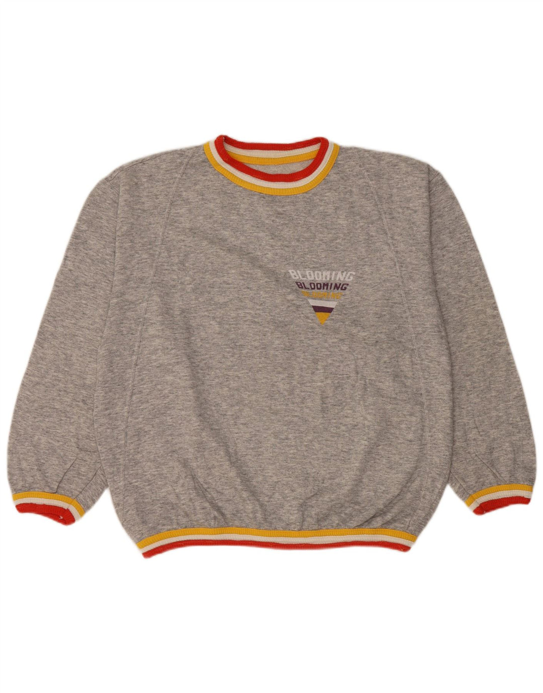 Blooming Womens Sweatshirt Jumper UK 14 Medium Grey