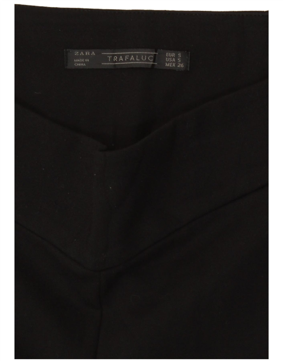 Zara Womens High Rise Hot Pants Small W26 Black