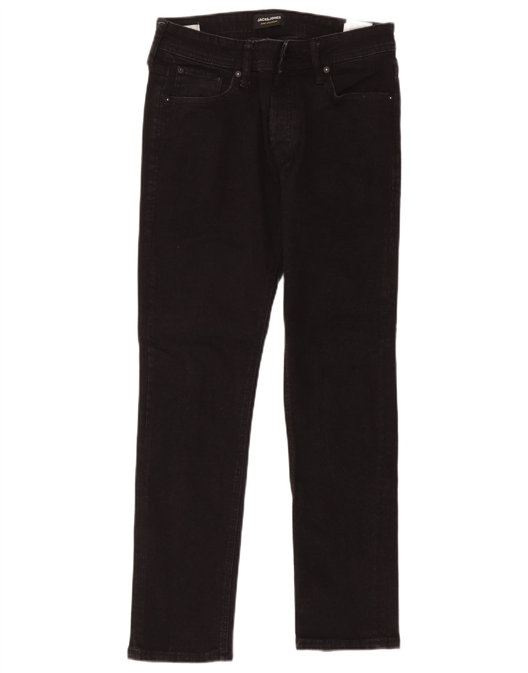 Jack & Jones Mens Slim Jeans W31 L30 Black Cotton