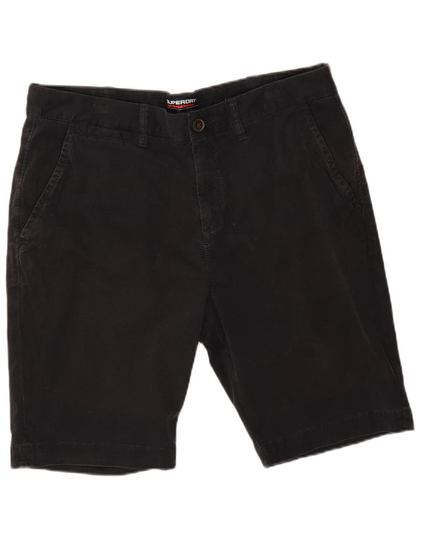 Superdry Chino Shorts til mænd W34 Large Black Bomuld