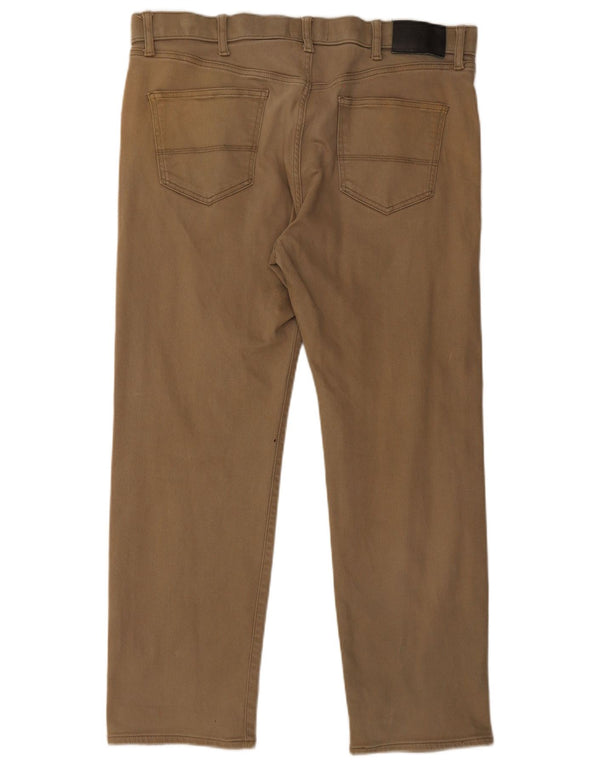 Marks & Spencer Mens Straight Jeans W38 L31 Beige Cotton