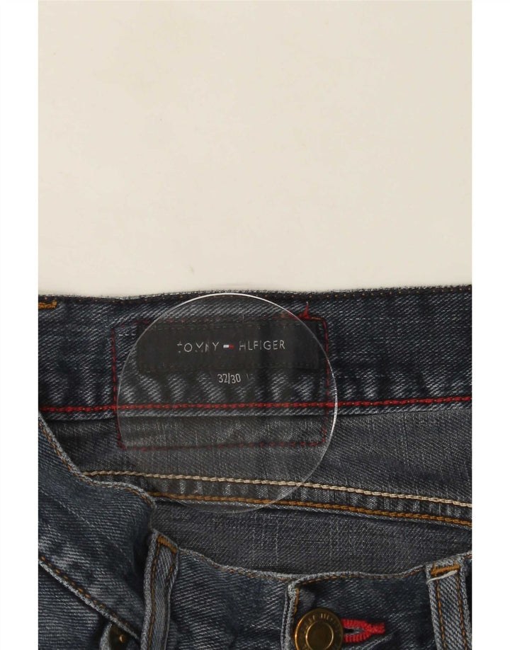 Tommy Hilfiger Vaqueros recortados para hombre W32 L26 Azul