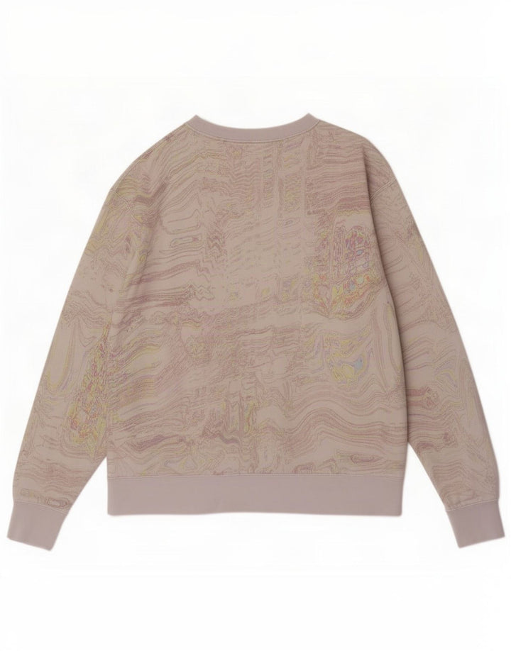 Nike Dame sweatshirt med abstrakt mønster UK 16 Large Off White