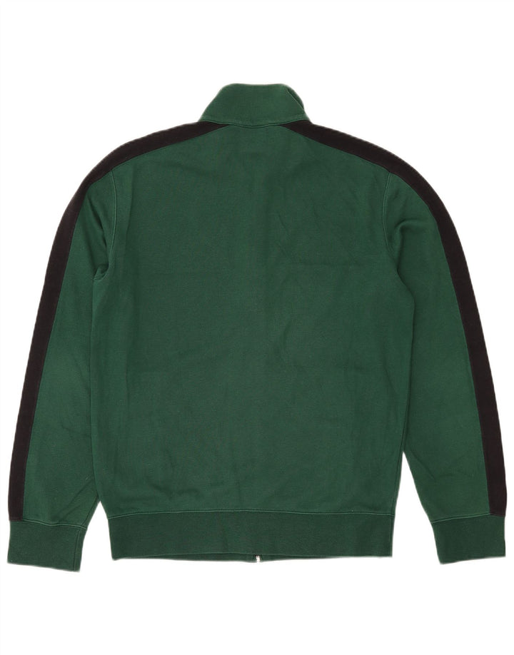 Champion Mens Tracksuit Top Jacket Medium Green Colourblock Cotton