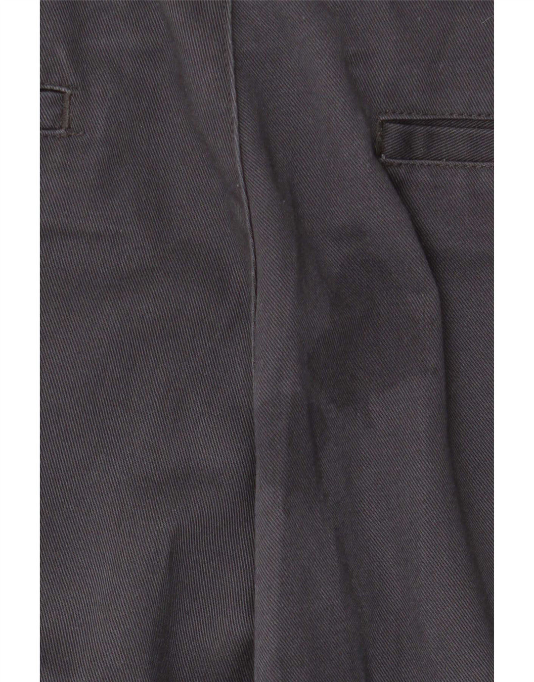 Zara Mens Straight Chino Trousers EU 44 Large W34 L28 Grey Polyester