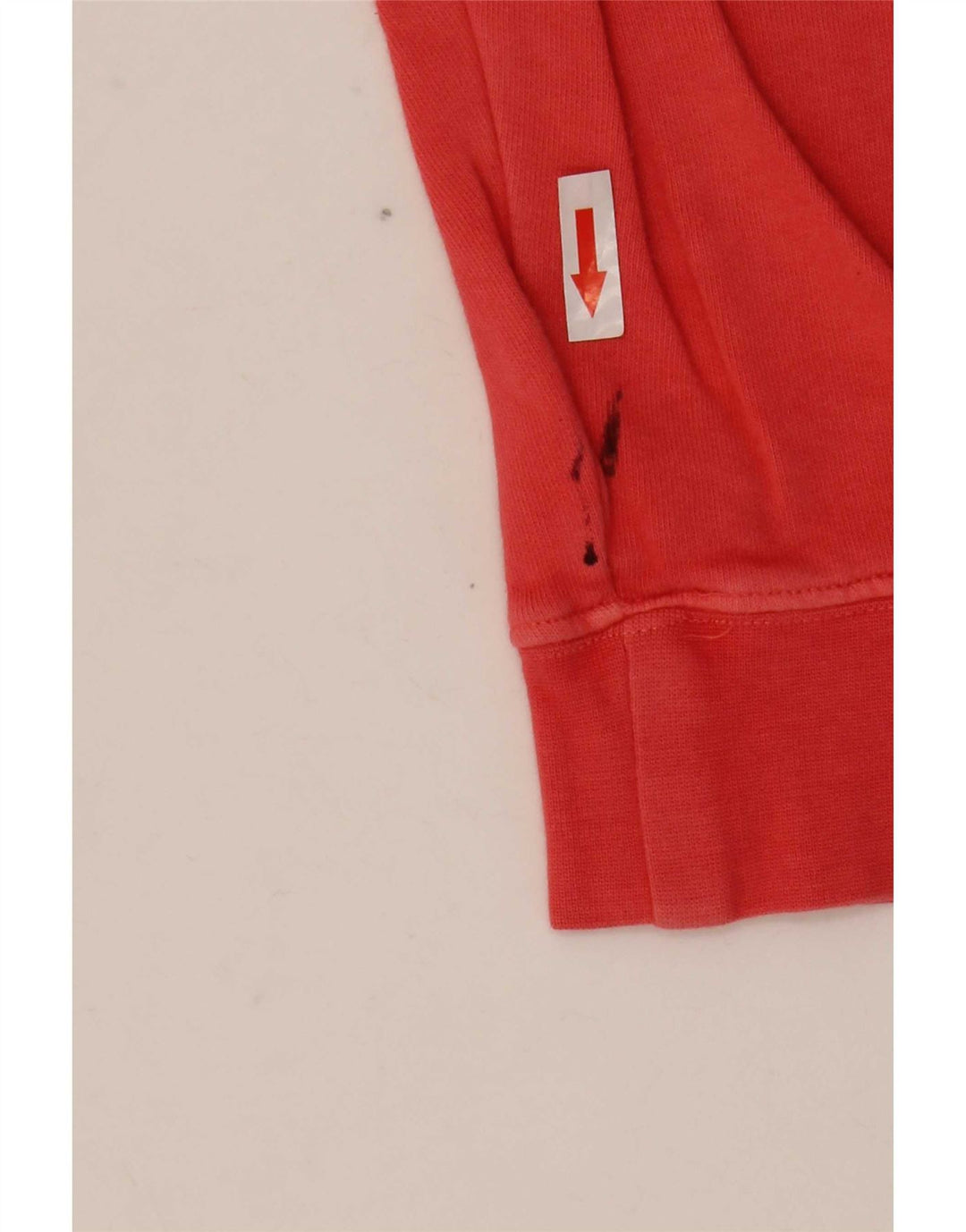 Topshop Womens Graphic Oversized Sweatshirt Jumper UK 14 Medium Pink Cotton