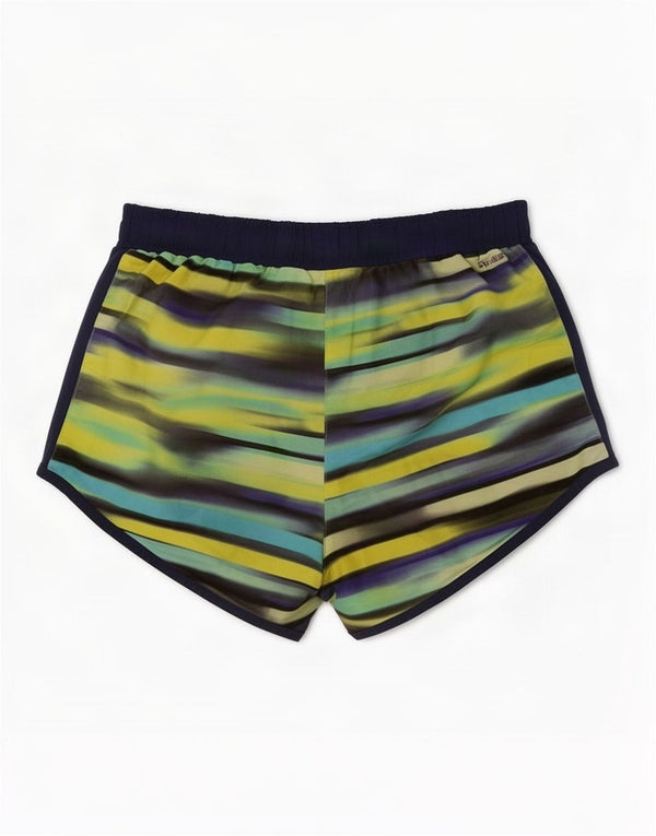 Adidas Girls Sport Shorts 11-12 Years Multicoloured Striped Polyester