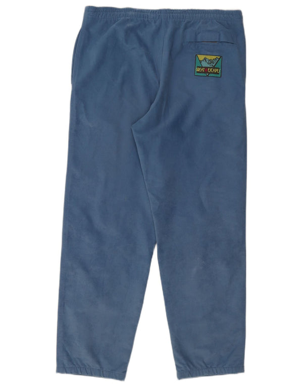 Vintage Mens Tapered Casual Trousers EU 52 XL W38 L30 Blue