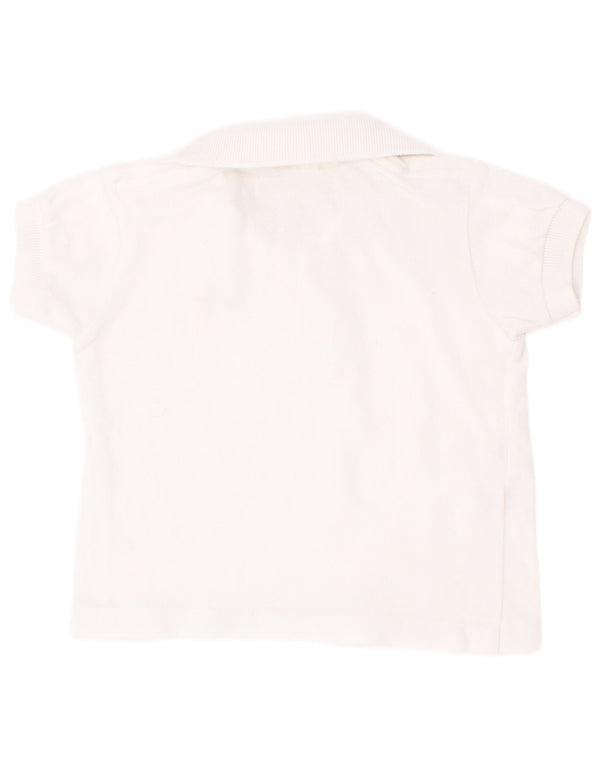 Polo Lacoste bébé garçon 9-12 mois blanc coton