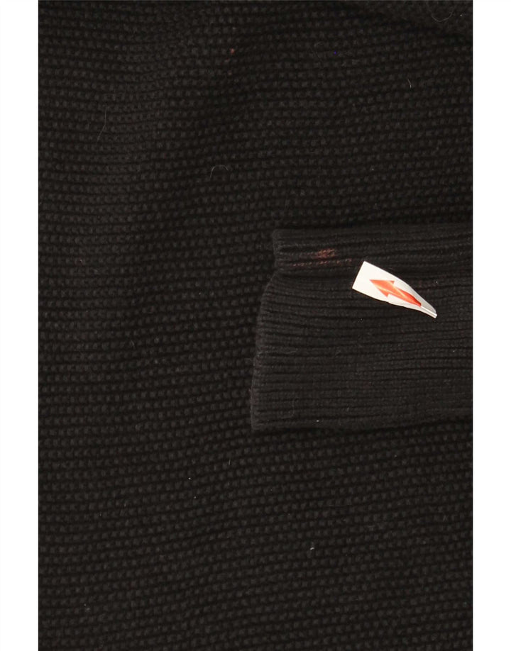 Gap Womens Turtle Neck Jumper Sweater UK 14 Medium Black Cotton