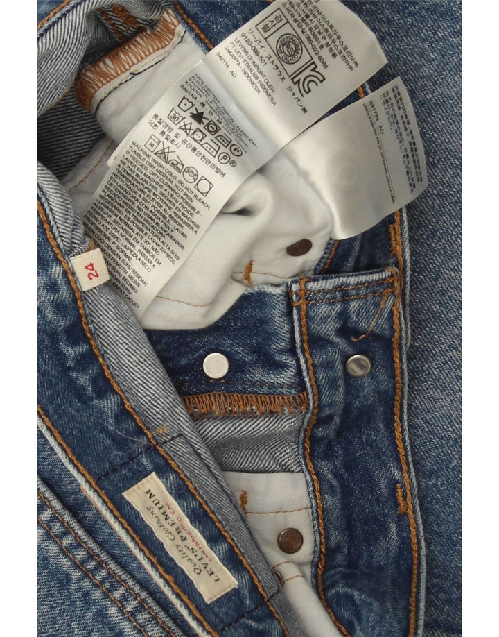 Levi's Womens Denim Skirt W24 XS Blue Cotton