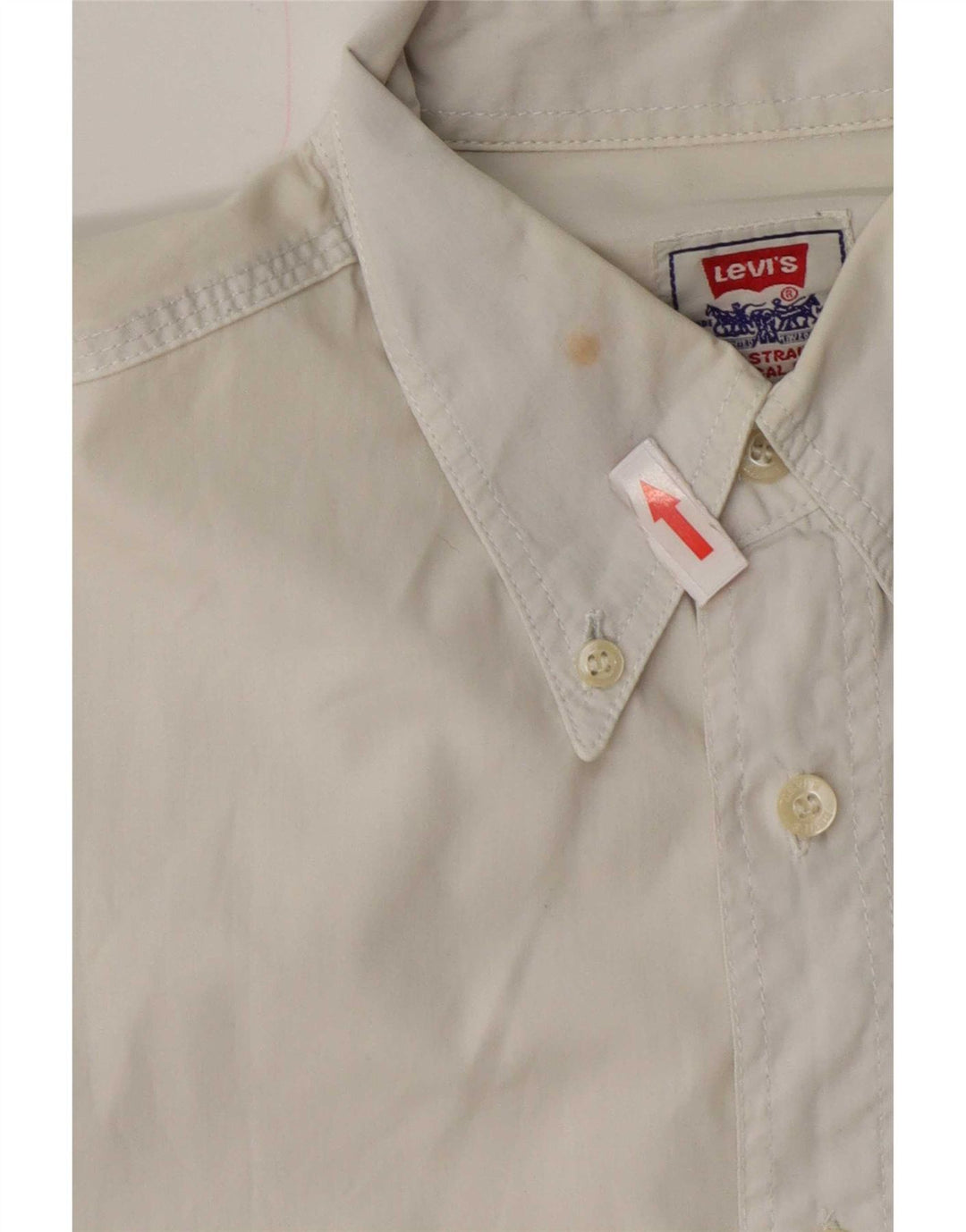 Camisa masculina Levi's pequena branca