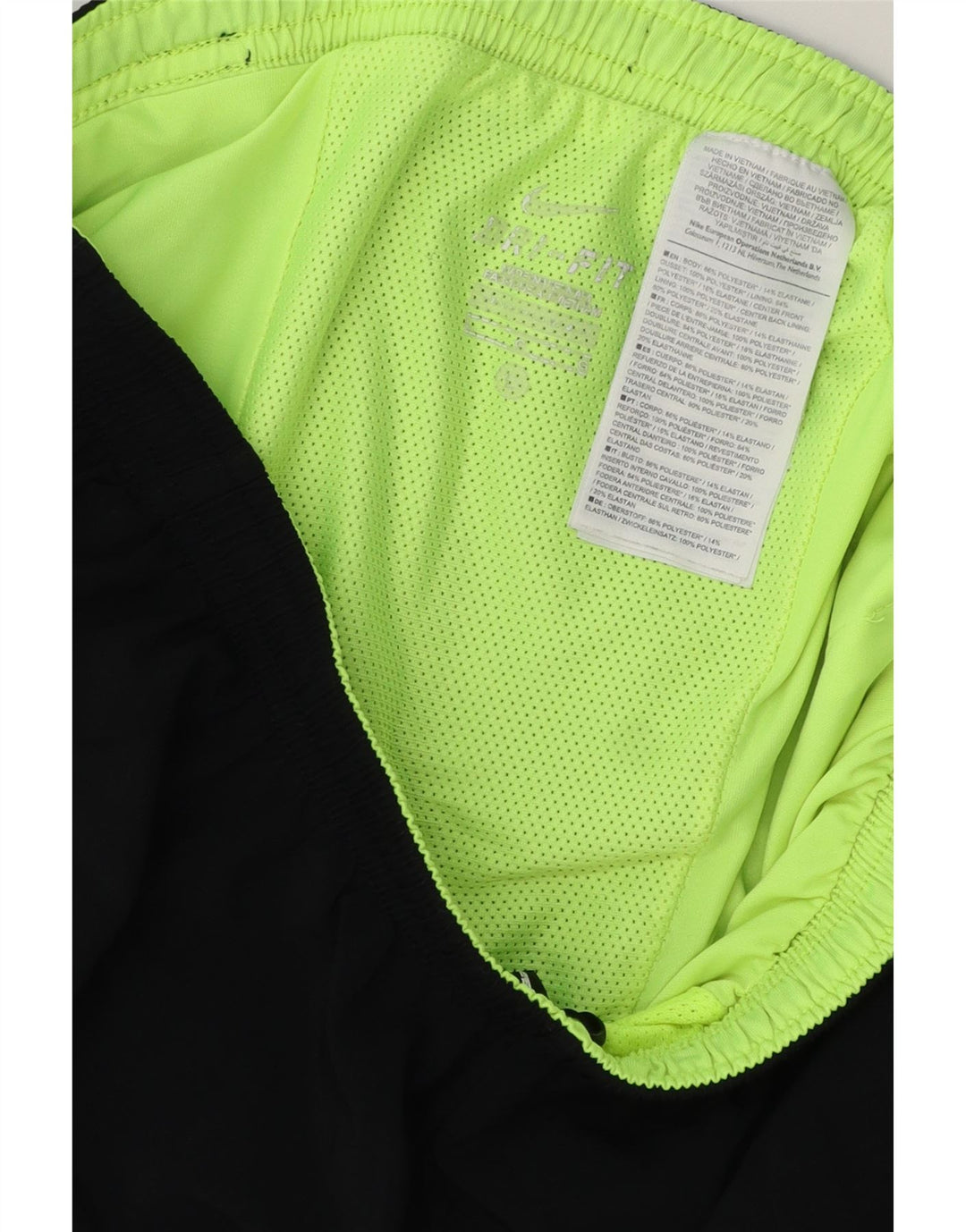 NIKE Mens Dri Fit Sport Shorts Large Black Polyester