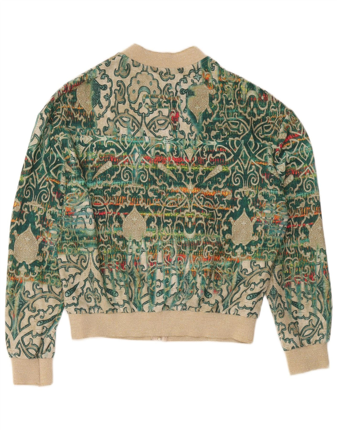 Vintage ženska bomber jakna EU 38 srednje zelene boje