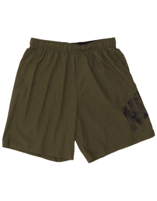 Nike Mens Dri Fit Graphic Sport rövidnadrág XL Khaki Poliészter