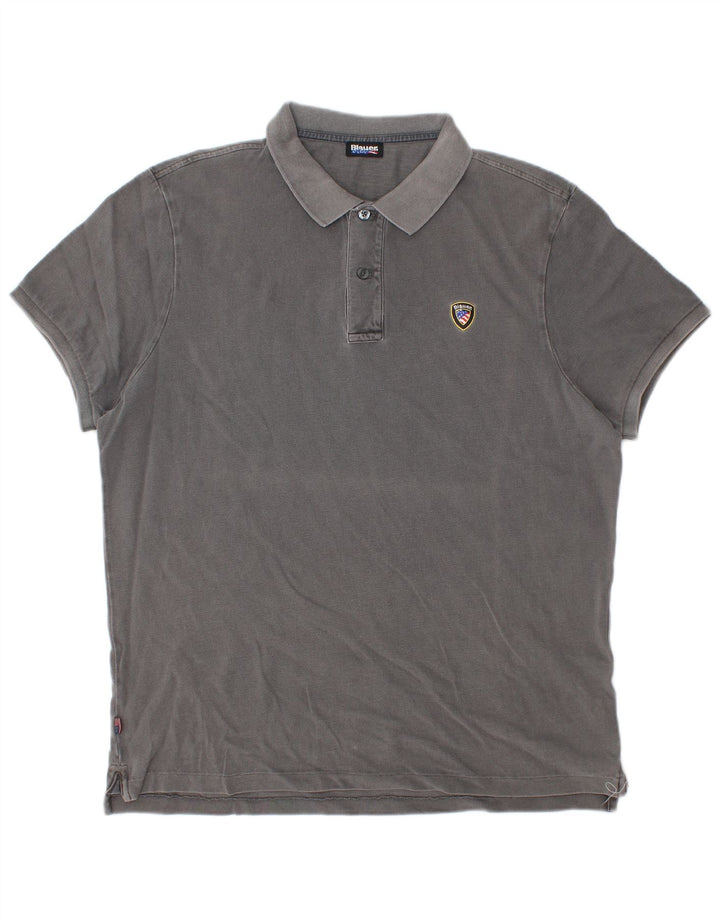 Polo Blauer Uomo 2XL Cotone Grigio