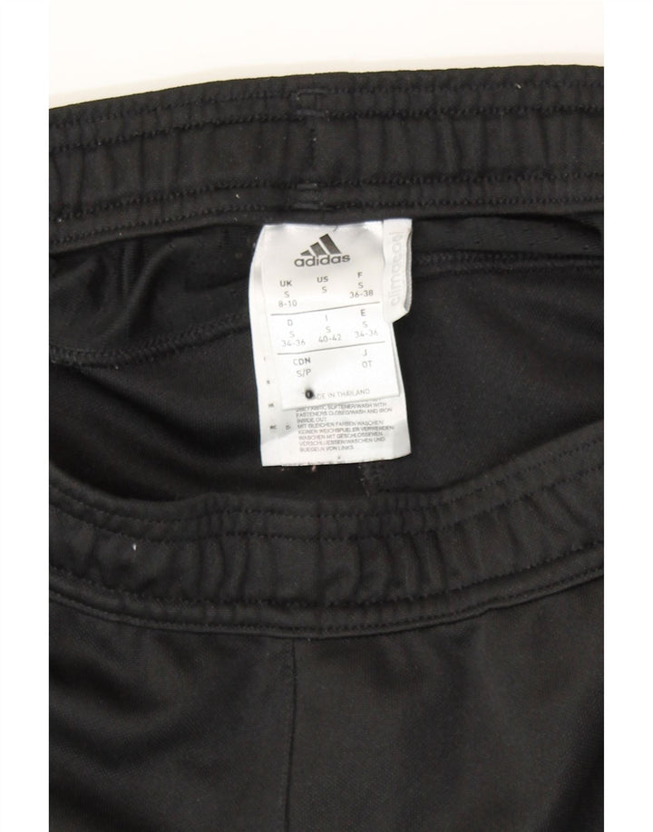 ADIDAS Womens Climacool Tracksuit Trousers UK 8/10 Small  Black Polyester Vintage Adidas and Second-Hand Adidas from Messina Hembry 