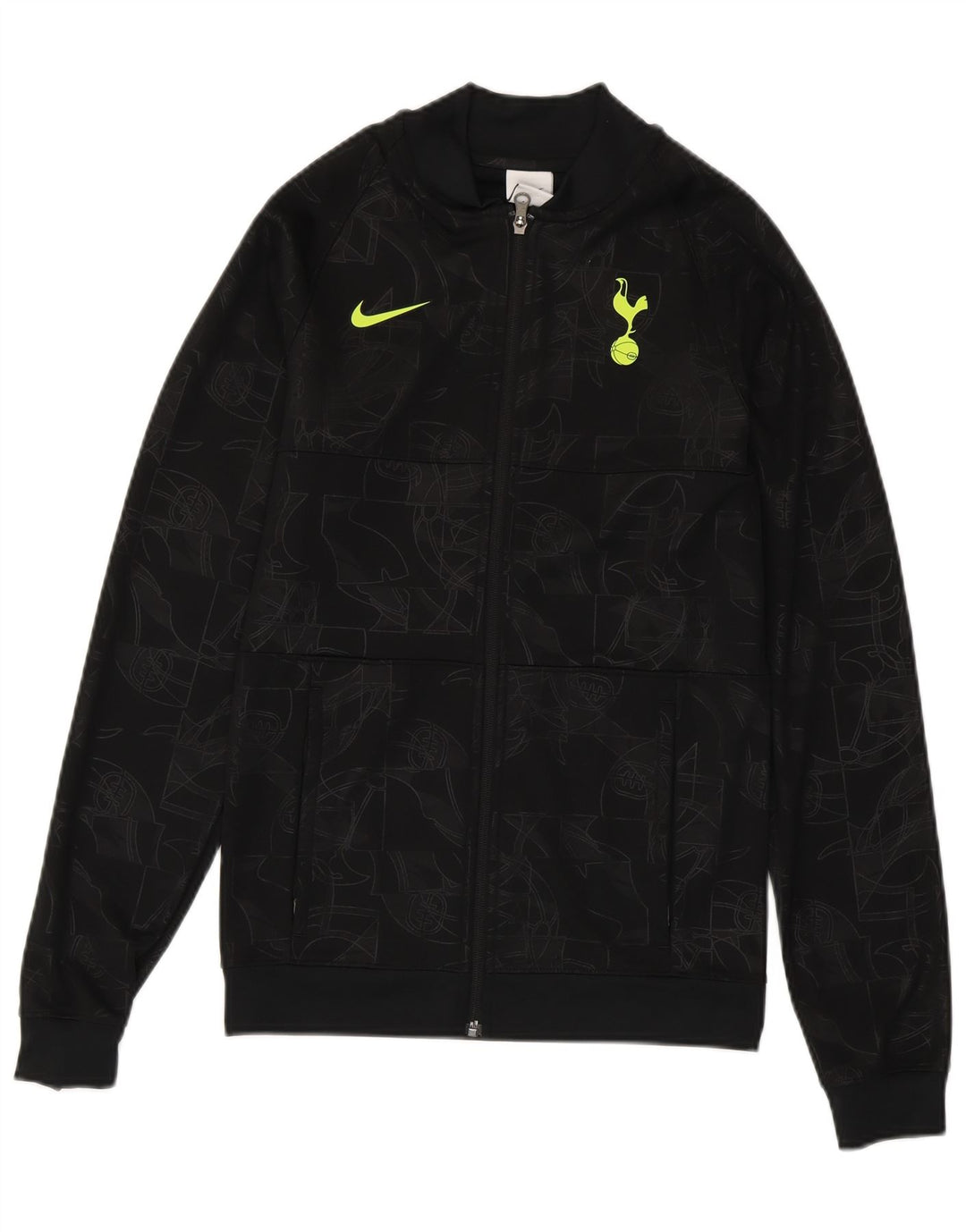 NIKE Mens Tottenham Hotspur Graphic Tracksuit Top Jacket XS Black