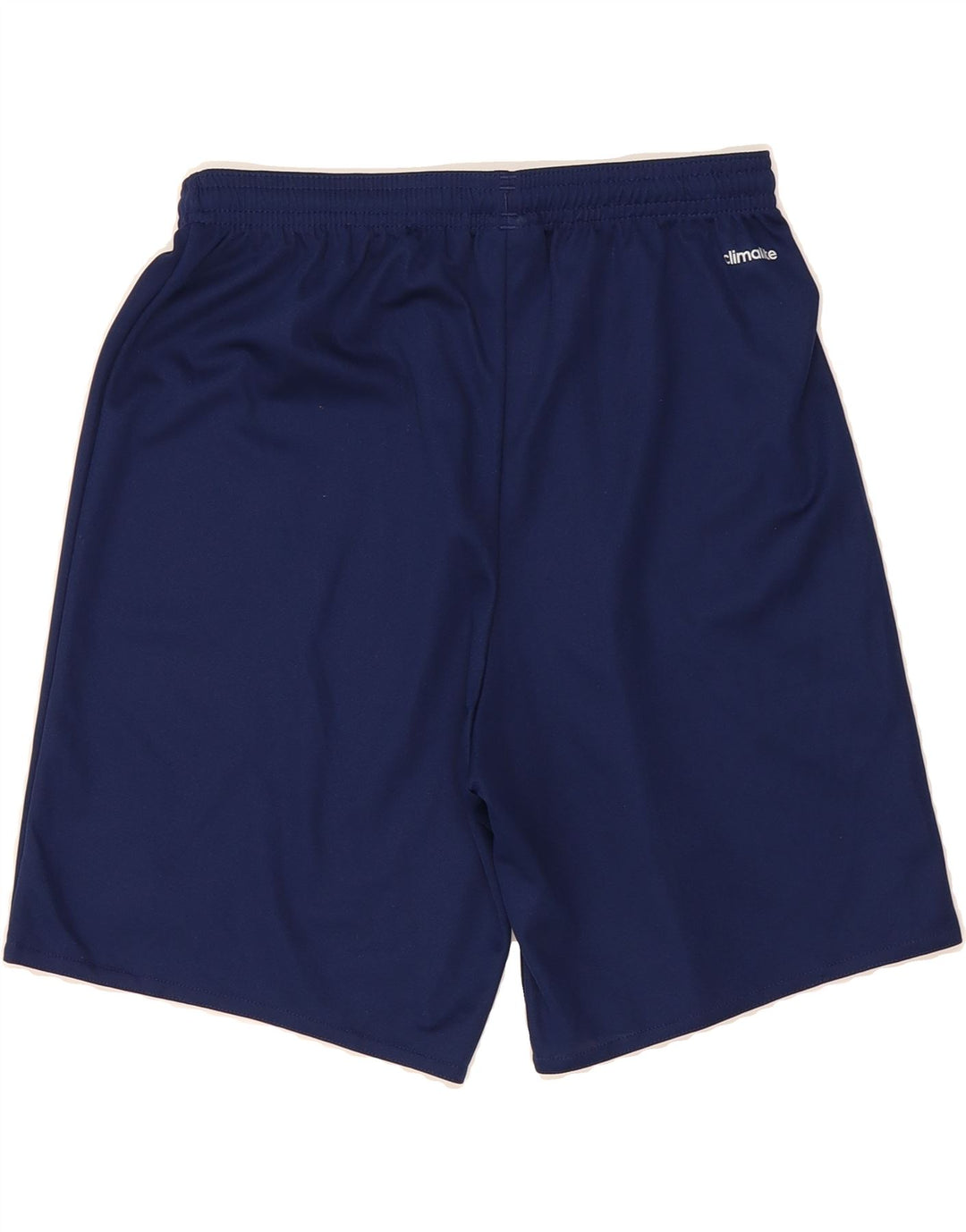 ADIDAS Boys Climalite Sport Shorts 13-14 Years Navy Blue Polyester Vintage Adidas and Second-Hand Adidas from Messina Hembry 