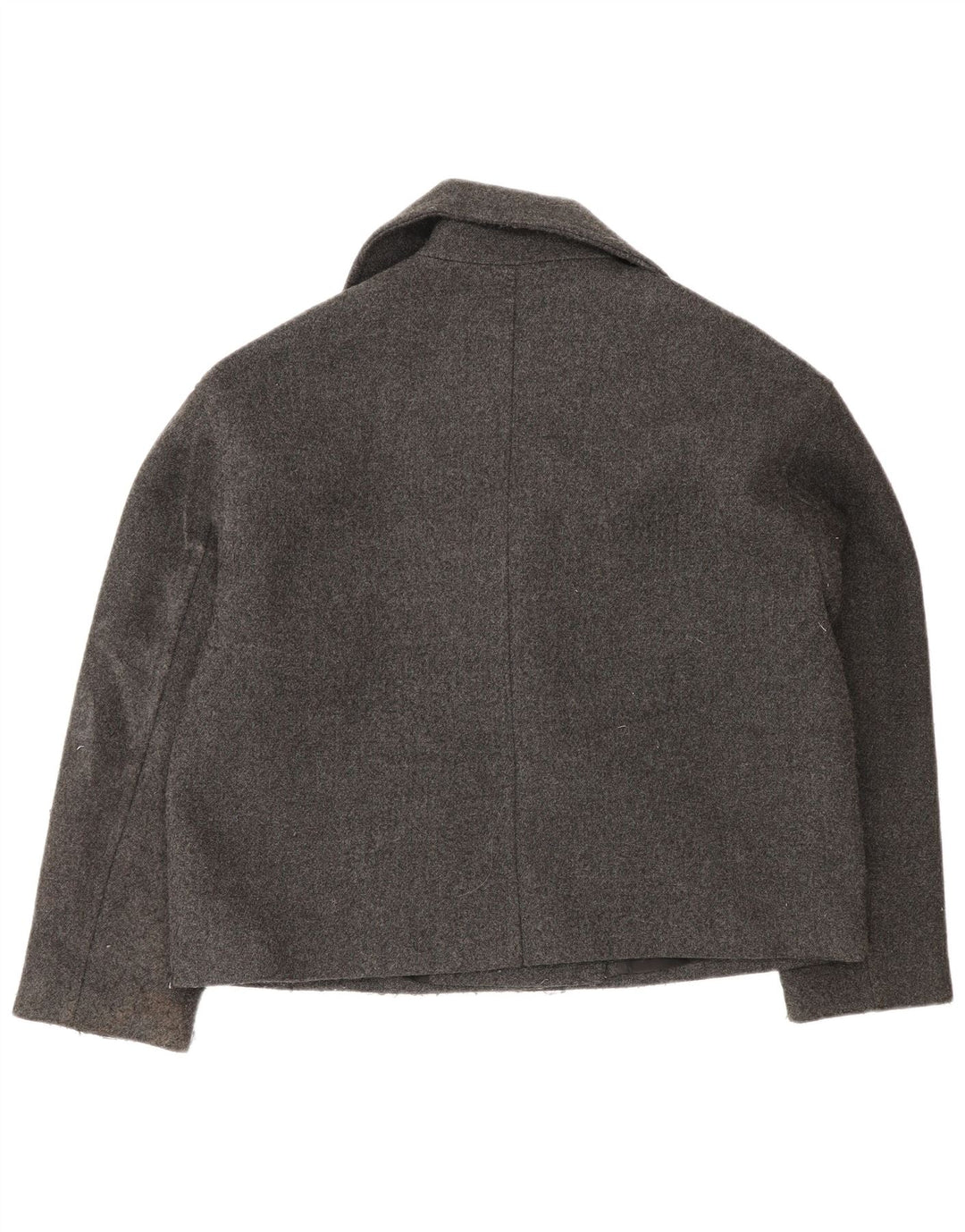 Zara Dame Dobbeltradet Oversized Blazer Jacket UK 10 Small Grey