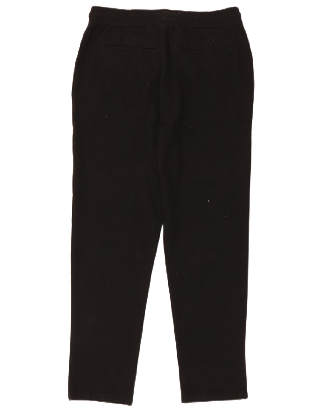 Zara Mens Tapered Chino Trousers Medium W31 L29 Black Polyester