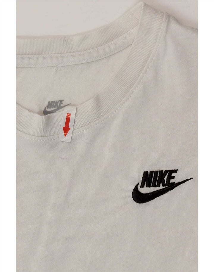 Nike Boys T-Shirt Top 10-11 år Medium White