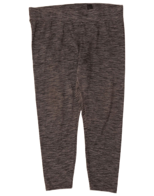 Marks & Spencer Γυναικεία κολάν Crop UK 18 XL με γκρι φλύκταινες πολυεστέρας