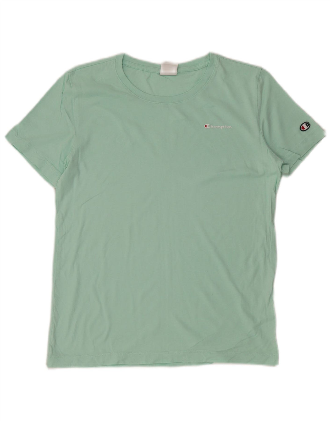 Champion Womens T-Shirt Top UK 14 Large Green