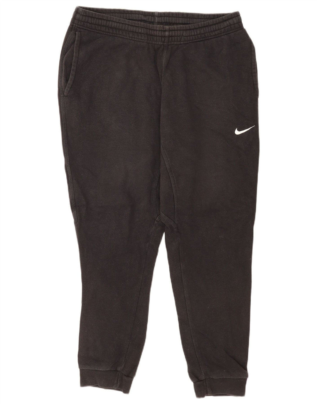 Nike Mens Tracksuit Trousers Joggers Large Black Cotton