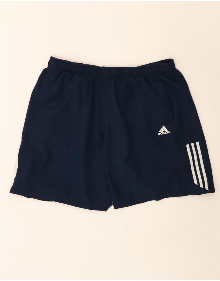 Adidas Mens Climalite Sport Shorts 2XL  Navy Blue Polyester