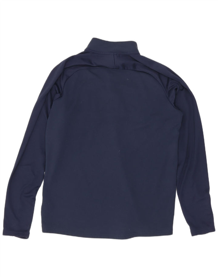 Haut de survêtement Nike Dri Fit pour homme, bleu marine moyen, color block