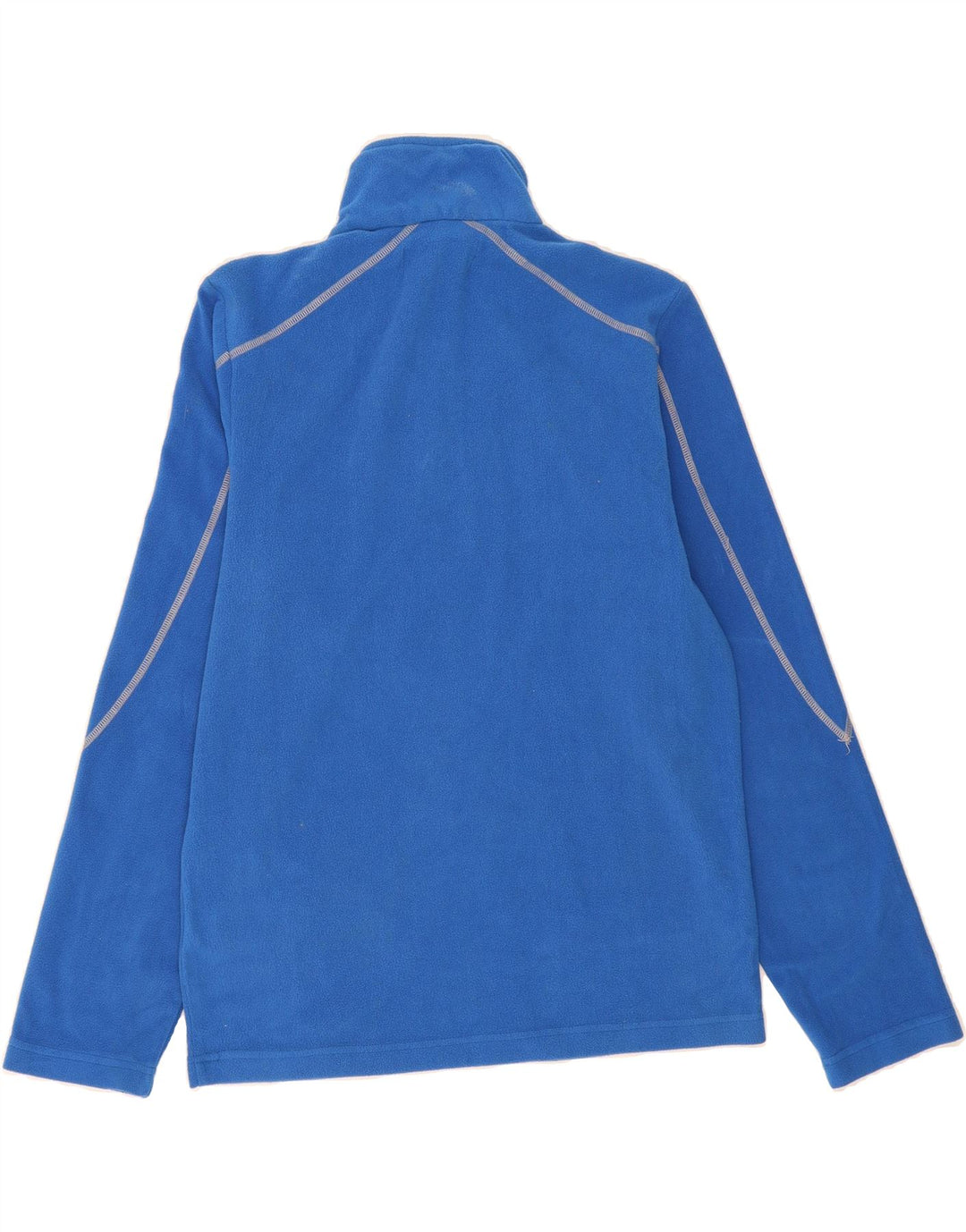 KAPPA Mens Zip Neck Fleece Jumper Medium Blue Polyester Vintage Kappa and Second-Hand Kappa from Messina Hembry 