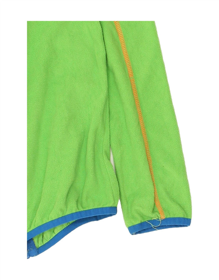 BRUGI Boys Fleece Jacket 11-12 Years Green Polyester | Vintage Brugi | Thrift | Second-Hand Brugi | Used Clothing | Messina Hembry 