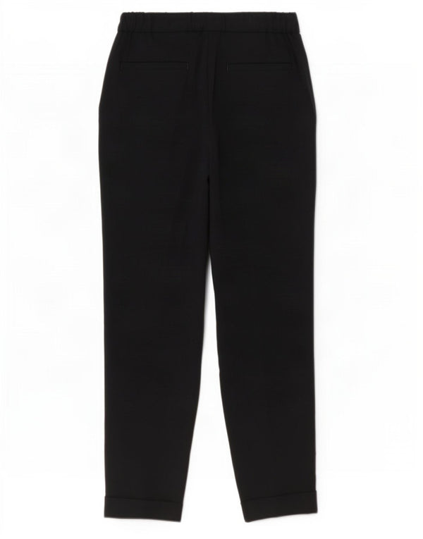 Marks & Spencer Damen Gerade Freizeithose UK 8 Small W28 L27 Schwarz