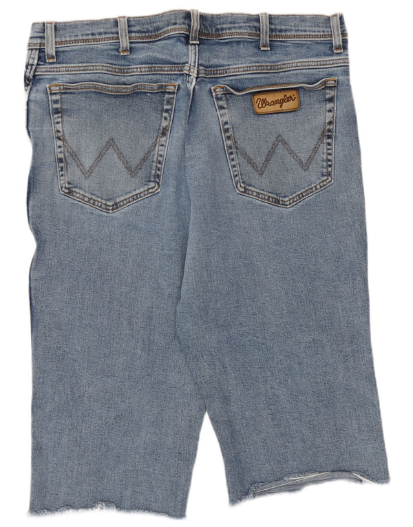Wrangler Mens Texas Denim Shorts W38 XL Blue